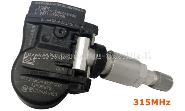 Used TPMS Sensor Mitsubishi  4250B975, 001YUA1069, S180052027